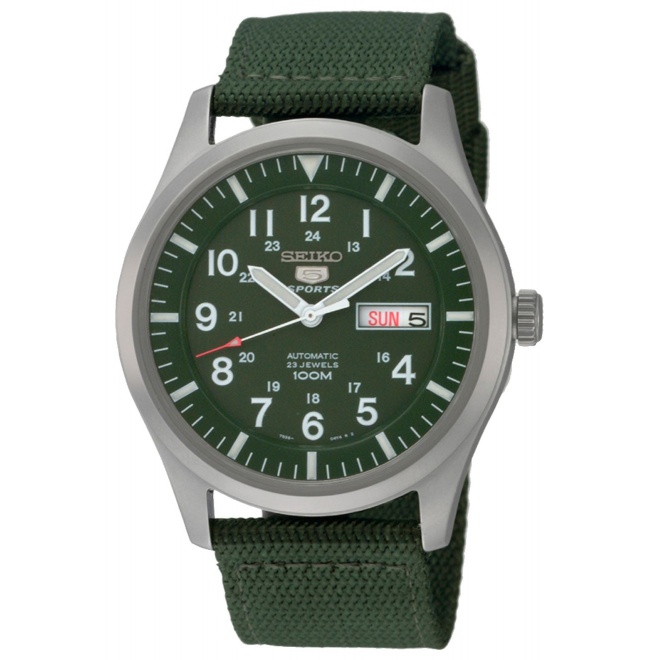 Seiko 5 Sports - 10 ATM, correa de nailon