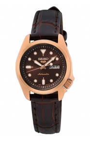Seiko 5 Sports SKX series ∅28 mm - 10 ATM, correa de piel de vaca