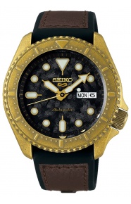 Seiko 5 Sports SKX series ∅42,5 mm - 10 ATM, correa de piel de vaca + silicona