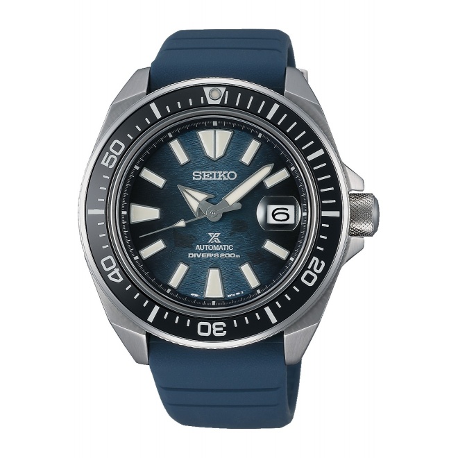 Seiko Prospex Mar ∅43,8 mm - 20 ATM, correa de silicona