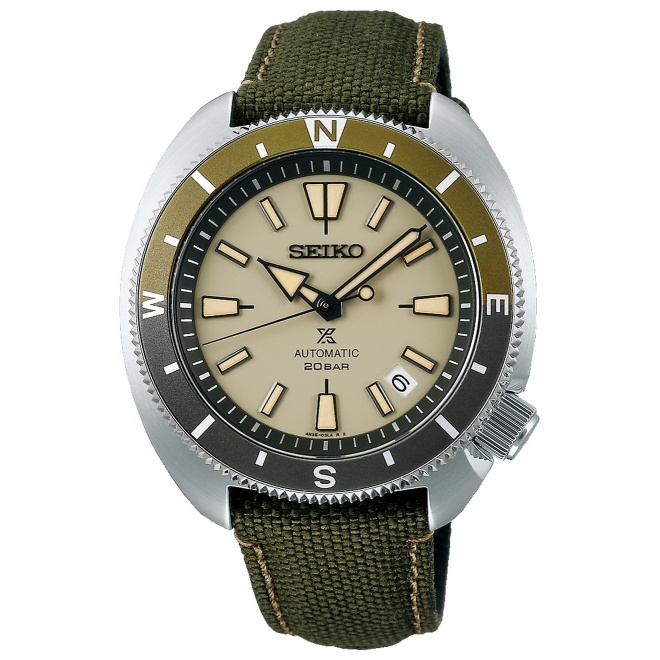 Seiko Prospex Tierra ∅42,4 mm - 20 ATM, correa de poliéster