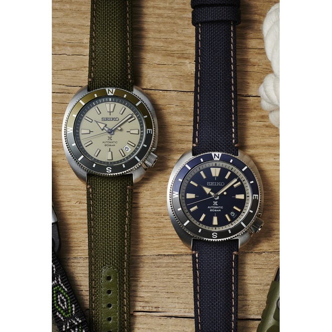 Seiko Prospex Tierra ∅42,4 mm - 20 ATM, correa de poliéster