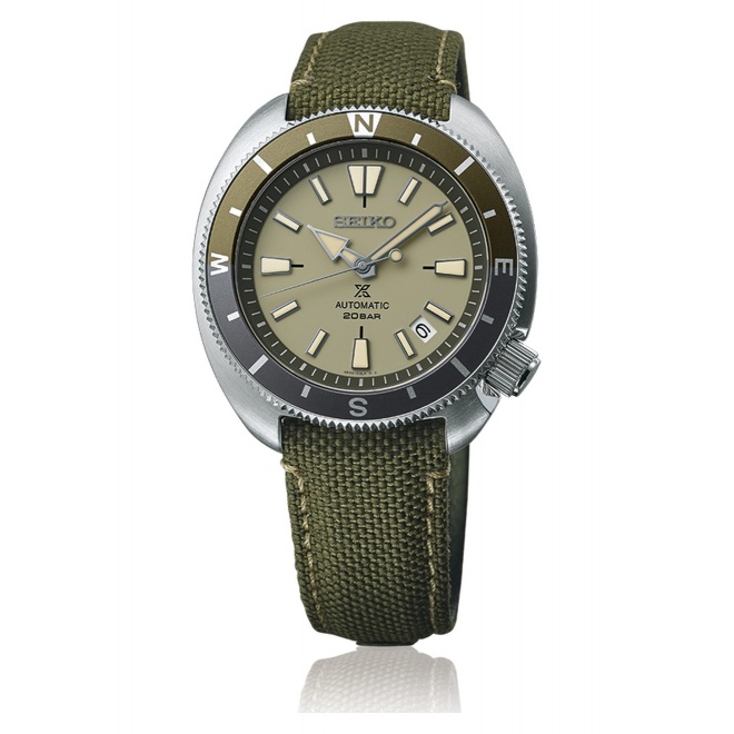 Seiko Prospex Tierra ∅42,4 mm - 20 ATM, correa de poliéster