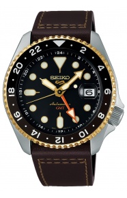 Seiko 5 Sports SKX series ∅42,5 mm - 10 ATM, correa de piel de vaca