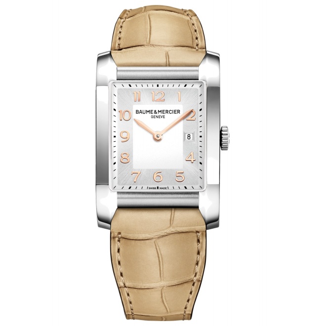 Baume & Mercier Hampton 40,0 x 27,1 mm - 5 ATM, Esfera plata