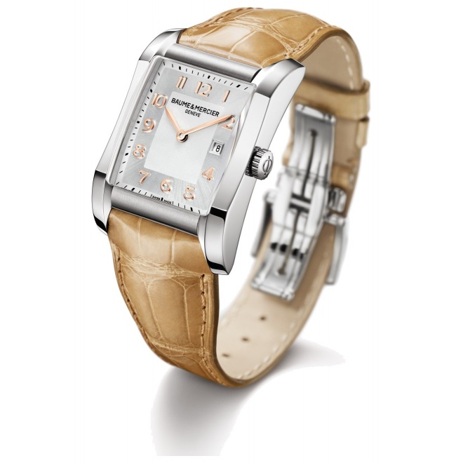 Baume & Mercier Hampton 40,0 x 27,1 mm - 5 ATM, Esfera plata