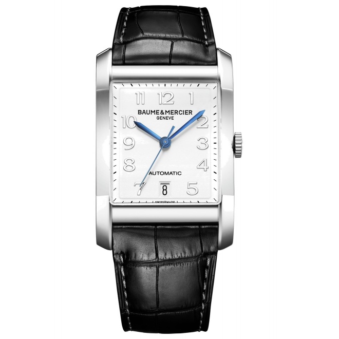 Baume & Mercier Hampton 47,0 x 31,0 mm - 5 ATM, Esfera blanco roto