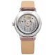 Baume & Mercier Classima ∅36,5 mm - 5 ATM, Esfera blanca, correa de aligátor con escamas cuadradas semimate