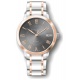 Baume & Mercier Classima ∅36,5 mm - 5 ATM, Esfera gris, correa de bicolor