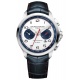 Baume & Mercier Clifton Club ∅44 mm - 5 ATM, Esfera blanca, correa de american alligator leather