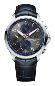 Baume & Mercier Clifton Club ∅44 mm - 5 ATM, Esfera gris pizarra, correa de american alligator leather