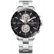 Baume & Mercier Clifton Club 44 x 45,76 mm - 5 ATM, Esfera negra, brazalete de acero inoxidable