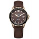 Baume & Mercier Clifton Club ∅42 mm - 10 ATM, Esfera marrón, correa de synthetic elastomer