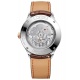 Baume & Mercier Clifton ∅40 mm - 5 ATM, Esfera blanco roto, correa de aligátor con escamas cuadradas semimate