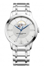 Baume & Mercier Classima - 5 ATM, Esfera gris, brazalete de acero