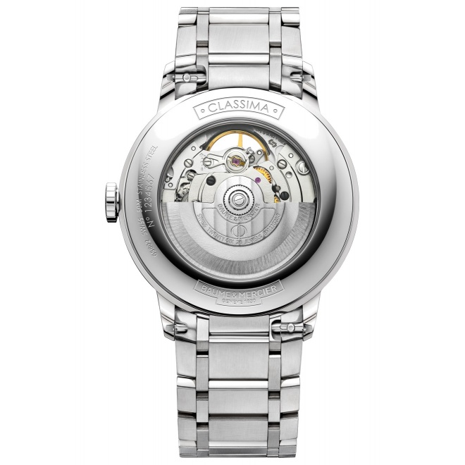 Baume & Mercier Classima - 5 ATM, Esfera gris, brazalete de acero