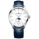 Baume & Mercier Clifton ∅42 mm - 5 ATM, Esfera blanca, correa de aligátor