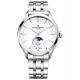 Baume & Mercier Clifton ∅42 mm - 5 ATM, Esfera blanca, brazalete de acero