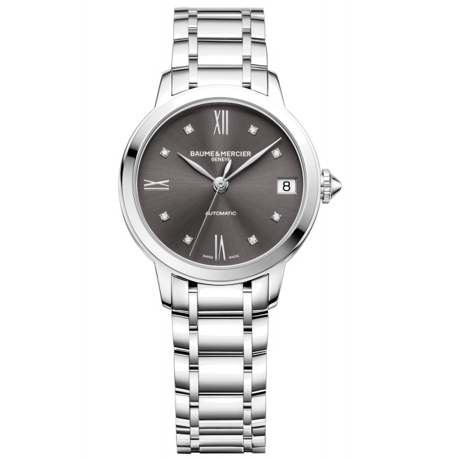 Baume & Mercier Classima ∅31 mm - 5 ATM, Esfera gris, brazalete de acero