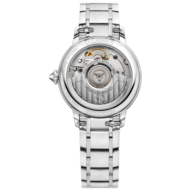 Baume & Mercier Classima ∅31 mm - 5 ATM, Esfera gris, brazalete de acero