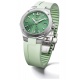 Baume & Mercier Riviera ∅36 mm - 5 ATM, Esfera verde, correa de caucho
