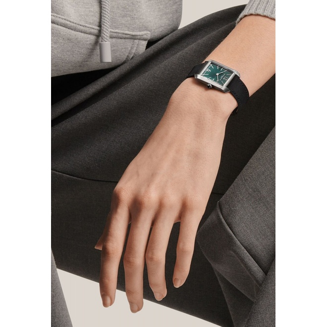 Baume & Mercier Hampton 34,9 x 22,2 mm - 5 ATM, Esfera verde
