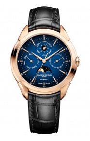 Baume & Mercier Clifton ∅42 mm - 5 ATM, Esfera azul, correa de aligátor con escamas cuadradas semimate