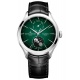 Baume & Mercier Clifton ∅42 mm - 5 ATM, Esfera verde, correa de aligátor con escamas cuadradas semimate