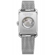 Baume & Mercier Hampton 43,0 x 27,5 mm - 5 ATM, Esfera gris, brazalete de acero