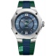 Baume & Mercier Riviera ∅42 mm - 10 ATM, Esfera azul, correa de elasto fkm