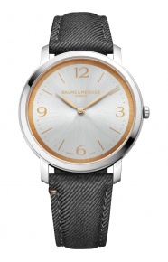 Baume & Mercier Classima - 5 ATM, Esfera plata efecto rayos de sol