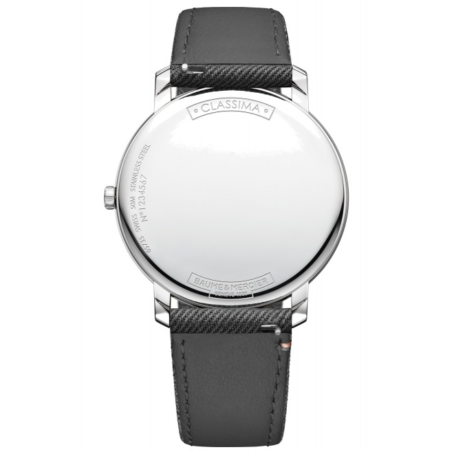 Baume & Mercier Classima - 5 ATM, Esfera plata efecto rayos de sol