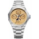 Baume & Mercier Riviera ∅40 mm - 5 ATM, Esfera amarilla, brazalete de acero