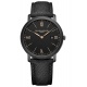 Baume & Mercier Classima ∅39 mm - 5 ATM, Esfera negra, correa de tejido