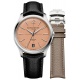 Baume & Mercier Clifton ∅39 mm - 5 ATM, Esfera cobre, correa de becerro