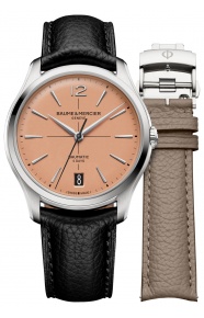 Baume & Mercier Clifton ∅39 mm - 5 ATM, Esfera cobre, correa de becerro