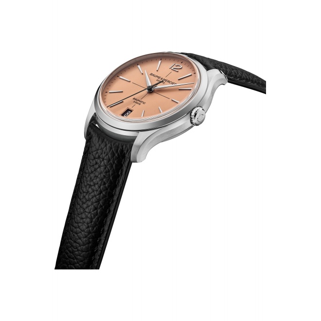 Baume & Mercier Clifton ∅39 mm - 5 ATM, Esfera cobre, correa de becerro