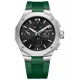 Baume & Mercier Riviera ∅43 mm - 10 ATM, Esfera negra, correa de caucho