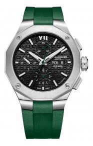 Baume & Mercier Riviera ∅43 mm - 10 ATM, Esfera negra, correa de caucho