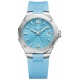Baume & Mercier Riviera ∅36 mm - 5 ATM, Esfera azul, correa de caucho