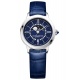 Baume & Mercier Classima ∅31 mm - 5 ATM, Esfera azul, correa de aligátor con escamas cuadradas brillante