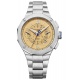 Baume & Mercier Riviera ∅41 mm - 10 ATM, Esfera amarilla, brazalete de acero