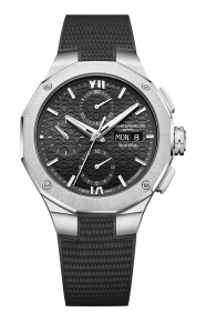 Baume & Mercier Riviera ∅41 mm - 10 ATM, Esfera negra, correa de caucho