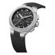Baume & Mercier Riviera ∅41 mm - 10 ATM, Esfera negra, correa de caucho
