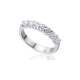 Anillo de oro blanco de 18 Kt con diamantes de 0,73 ct