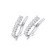 Pendientes de oro blanco de 18 Kt con diamantes de 1,08 ct