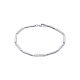 Pulsera de oro blanco de 18 Kt con diamantes de 0,60 ct