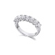 Anillo de oro blanco de 18 Kt con diamantes de 1,33 ct