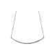 Colgante de oro blanco de 18 Kt con diamantes de 0,18 ct
