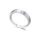 Anillo de oro blanco de 18 Kt con diamantes de 0,01 ct